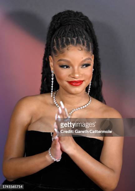 Halle Bailey attends the Glamour Women of The Year Awards 2023 at One Marylebone on October 17, 2023 in London, England.