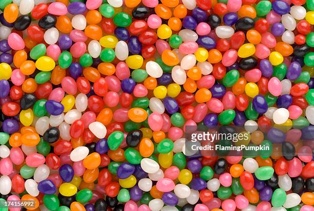 background - easter jelly beans - easter background stock pictures, royalty-free photos & images