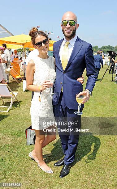 Drummond Money-Coutts attends the Veuve Clicquot Gold Cup Final at Cowdray Park Polo Club on July 21, 2013 in Midhurst, England.