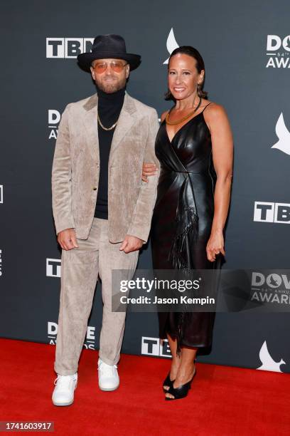 Toby Mac and Amanda Levy McKeehan attend the 54th Annual GMA Dove Awards at Lipscomb Allen Arena on October 17, 2023 in Nashville, Tennessee.