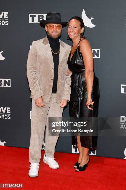 Toby Mac and Amanda Levy McKeehan attend the 54th Annual GMA Dove Awards at Lipscomb Allen Arena on October 17, 2023 in Nashville, Tennessee.