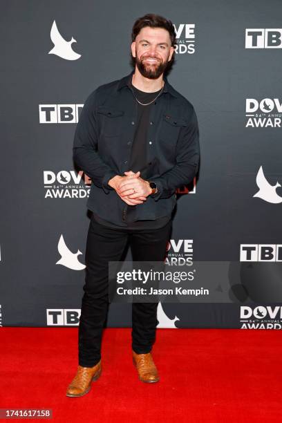 Dylan Scott attends the 54th Annual GMA Dove Awards at Lipscomb Allen Arena on October 17, 2023 in Nashville, Tennessee.