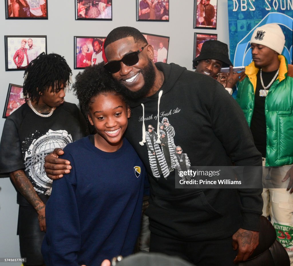 Gucci Rapper Swan Rapper Gucci Mane attends his