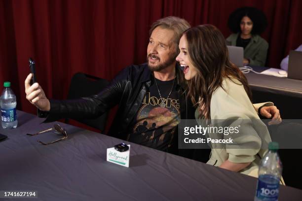 Day of Days 2023" -- Pictured: Stephen Nichols, Abigail Klein at Peacock Place, L.A. Live on October 21, 2023 --