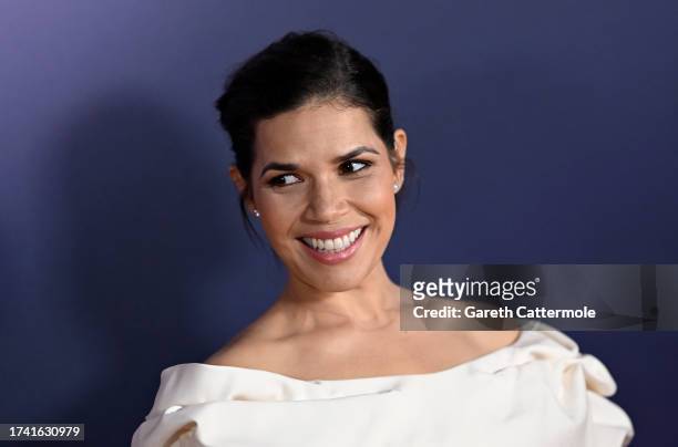 America Ferrera attends the Glamour Women of The Year Awards 2023 at One Marylebone on October 17, 2023 in London, England.