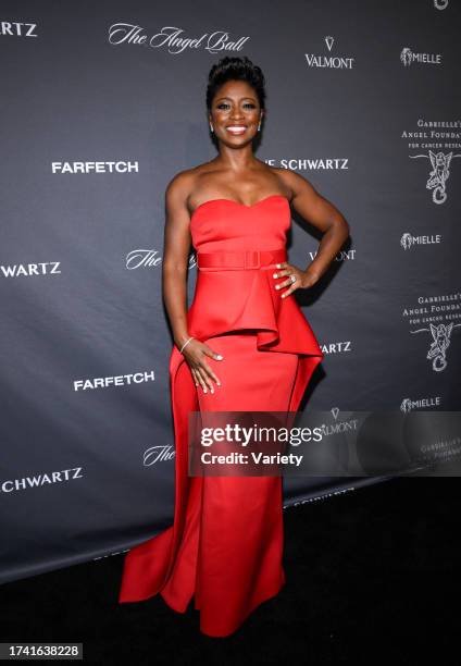 Montego Glover at the 25th Anniversary Angel Ball held at Cipriani Wall Street on October 23, 2023 in New York, New York.