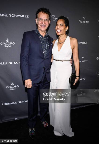 Brian Stokes Mitchell, Allyson Tucker at the 25th Anniversary Angel Ball held at Cipriani Wall Street on October 23, 2023 in New York, New York.