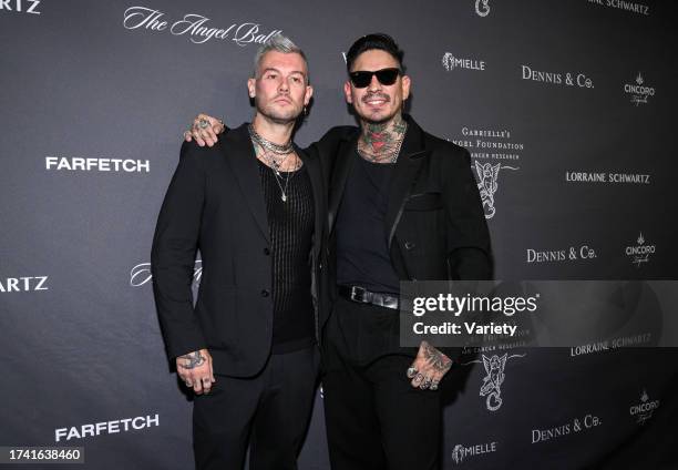 Jason Naylor, Ross Pino at the 25th Anniversary Angel Ball held at Cipriani Wall Street on October 23, 2023 in New York, New York.