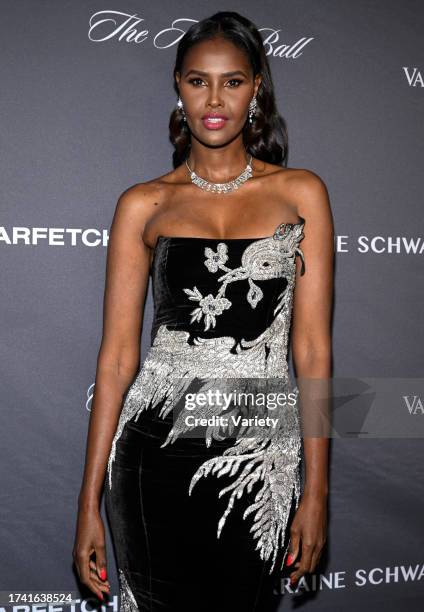 Ubah Hassan at the 25th Anniversary Angel Ball held at Cipriani Wall Street on October 23, 2023 in New York, New York.