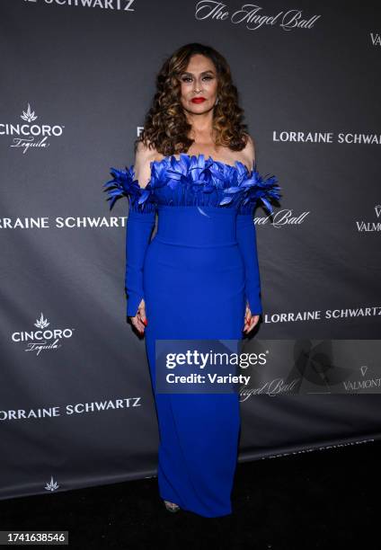 Tina Knowles at the 25th Anniversary Angel Ball held at Cipriani Wall Street on October 23, 2023 in New York, New York.