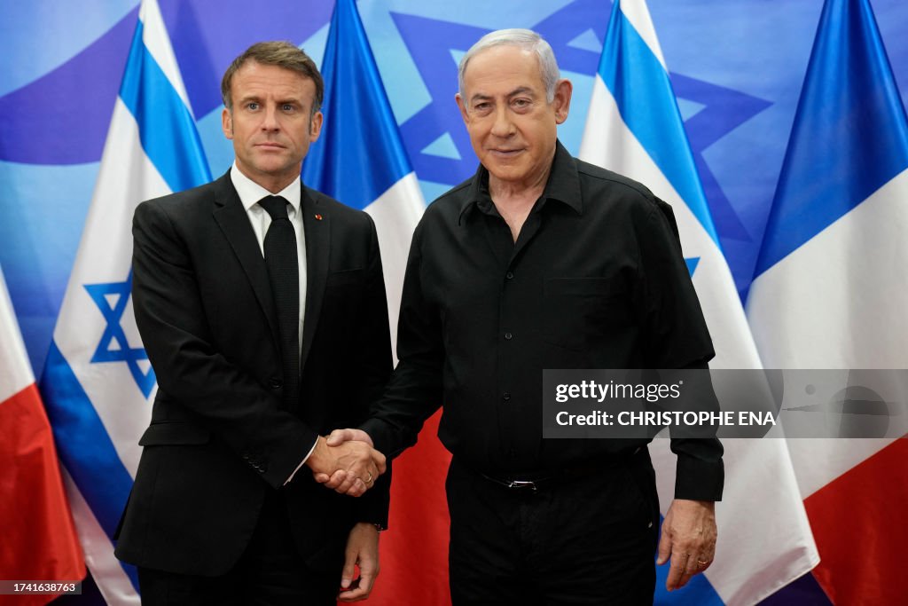 TOPSHOT-ISRAEL-PALESTINIAN-CONFLICT-FRANCE-DIPLOMACY