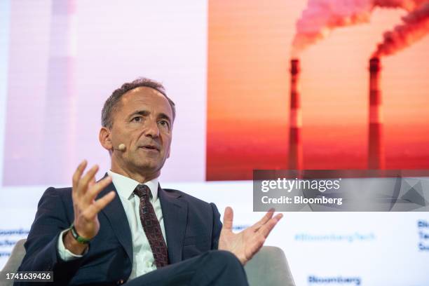 Jim Snabe, chairman of Siemens AG, speaks during the Bloomberg Technology Summit in London, UK, on Tuesday, Oct. 24, 2023. The Bloomberg Technology...