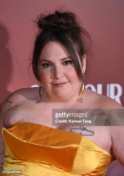 Lena Dunham arrives at the Glamour Women of The Year Awards 2023 on October 17, 2023 in London, England.