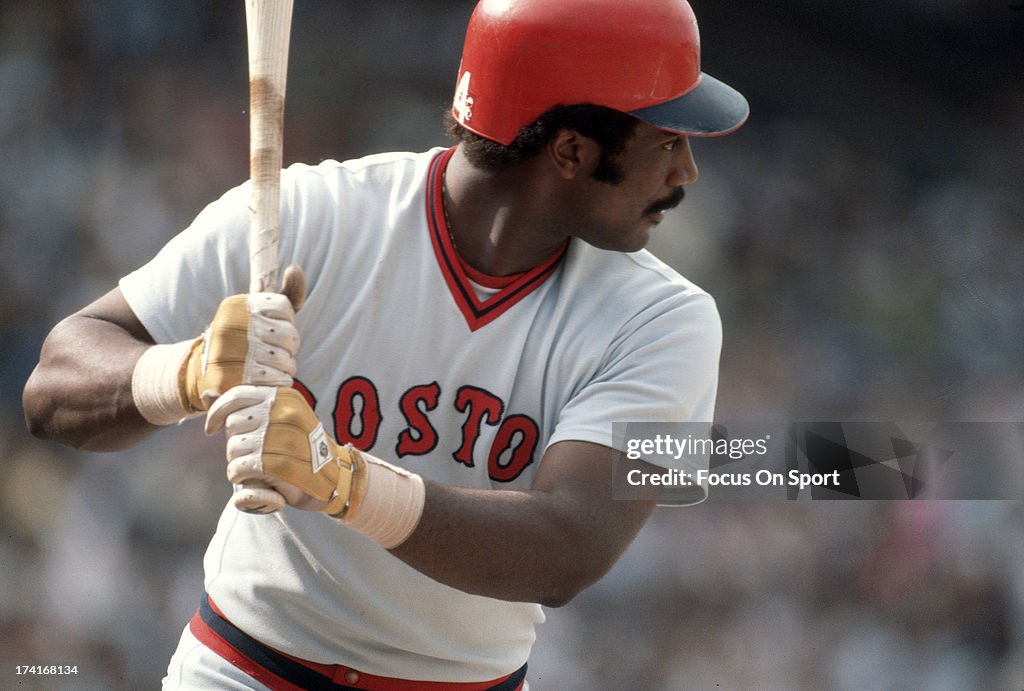 Jim Rice Images Outfielder Jim Rice of the Boston Red Sox bats during an Major League ...