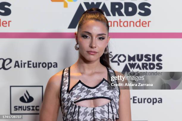 Farga attends the "LOS40 Music Awards Santander 2023" Nominees Gala Dinner at Florida Park on October 17, 2023 in Madrid, Spain.