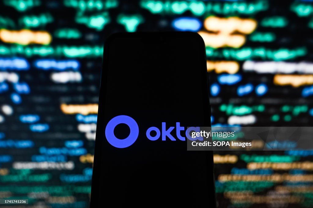 Octa Developer Logo In this photo illustration, an Okta logo seen displayed on a... News ...