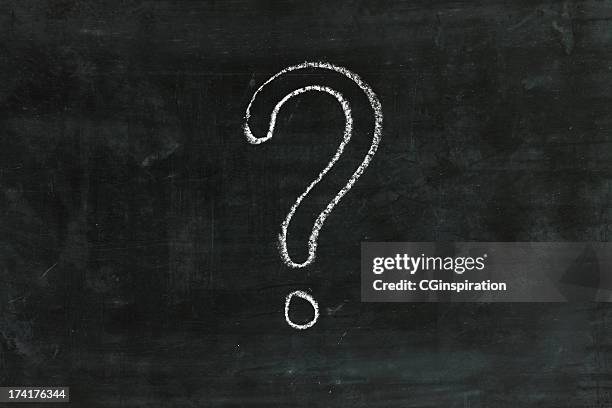 Question Mark Chalk Board Photos and Premium High Res Pictures - Getty ...