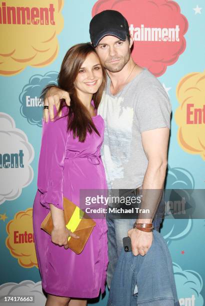 Rachael Leigh Cook and Daniel Gillies arrive at the Entertainment Weekly's Annual Comic-Con celebration held at Float at Hard Rock Hotel San Diego on...