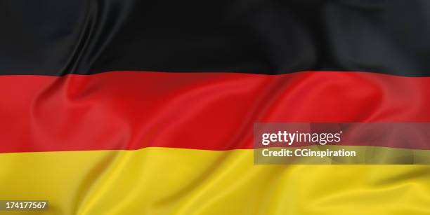bandiera della germania - bandiera tedesca foto e immagini stock