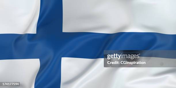 flag of finland - finish flag stock pictures, royalty-free photos & images