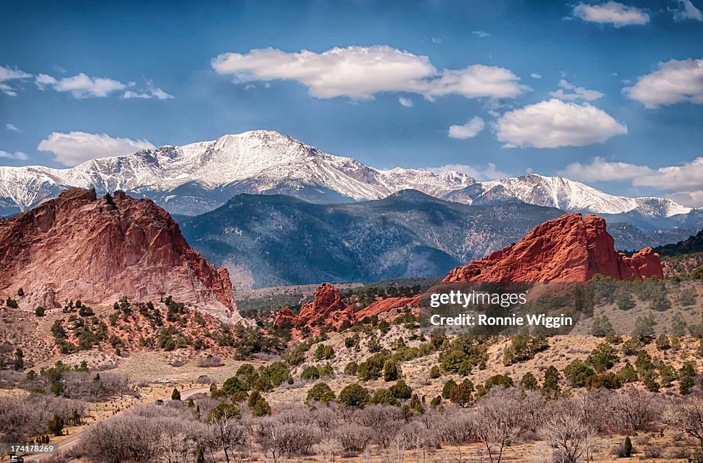 Garden of the Gods and Pikes Peak