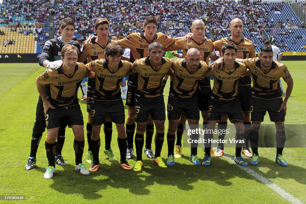 Puebla v Pumas - Apertura 2013 Liga MX