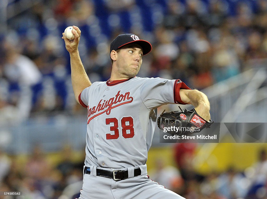 Washington Nationals v Miami Marlins