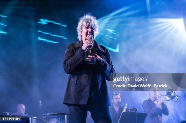 Jacques Higelin performs during the Fnac Live Festival 2013 at Hotel de Ville on July 21, 2013 in Paris, France.