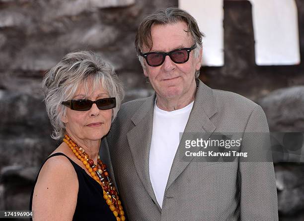 Diana Hardcastle and Tom Wilkinson attend the UK Premiere of 'The Lone Ranger' at Odeon Leicester Square on July 21, 2013 in London, England.
