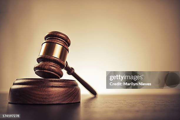 gavel - courtroom stock pictures, royalty-free photos & images