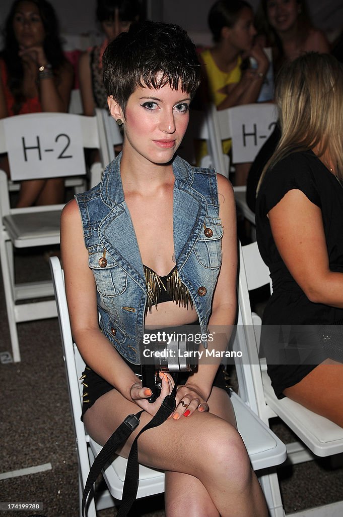 L*Space By Monica Wise - Mercedes-Benz Fashion Week Swim 2014 - Front Row