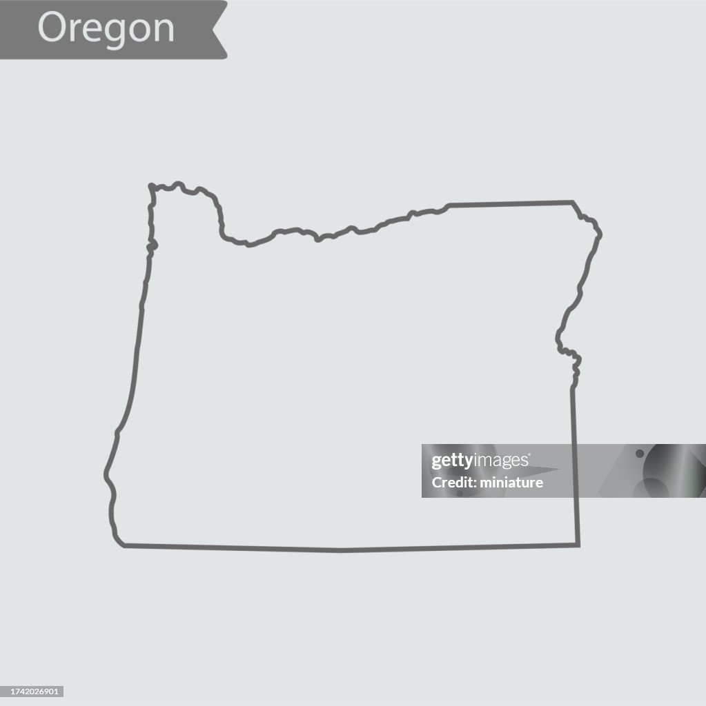 Oregon Map High-Res Vector Graphic - Getty Images
