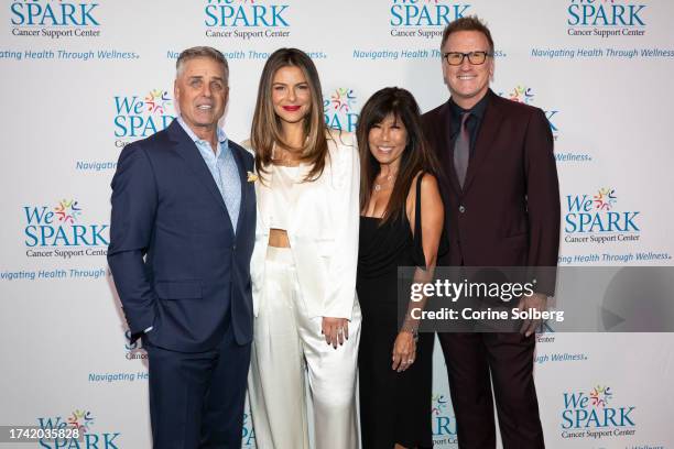 Mark Walberg, Maria Menounos, Sharlene Miyagishima and Scott Williams attend WeSPARK's "May Contain Nuts: A Night of Comedy" at Skirball Cultural...