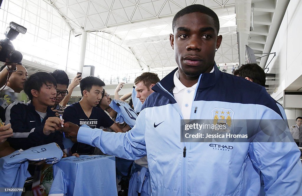 Arrival of Manchester City Squad in Hong Kong for the Barclays Asia Trophy