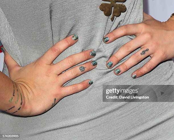 Singer JoJo attends the 2013 Outfest Film Festival Closing Night Gala of "G.B.F." at the Ford Theatre on July 21, 2013 in Hollywood, California.