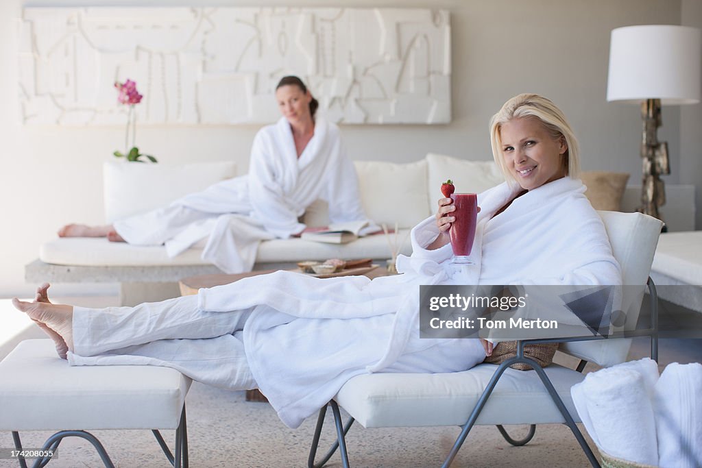 Frauen Entspannung im spa