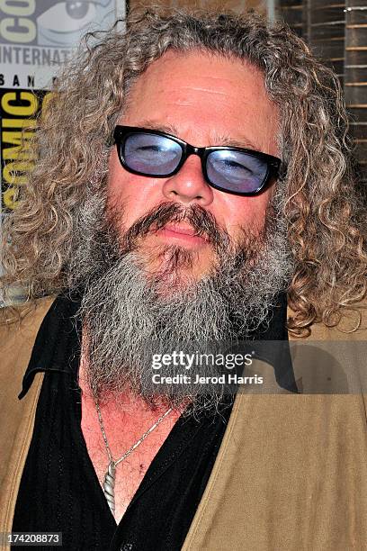 Actyor Mark Boone Junior attends the "Sons Of Anarchy" press line during Comic-Con International 2013 at San Diego Convention Center on July 21, 2013...