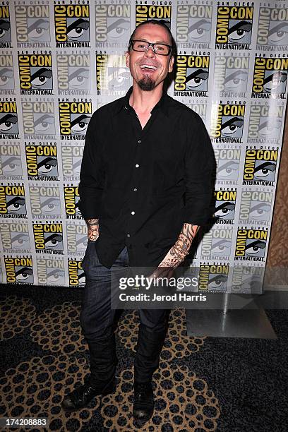 Producer Kurt Sutter attends the "Sons Of Anarchy" press line during Comic-Con International 2013 at San Diego Convention Center on July 21, 2013 in...