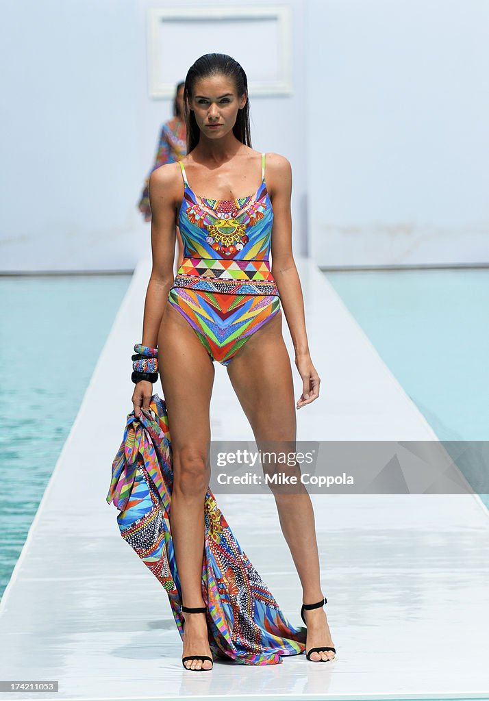 Gottex At Mercedes-Benz Fashion Week Swim 2014 - Runway