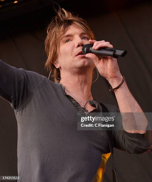 Singer/Guitarist John Rzeznik of The Goo Goo Dolls performs during the California Mid-State Fair on July 21, 2013 in Paso Robles, California.