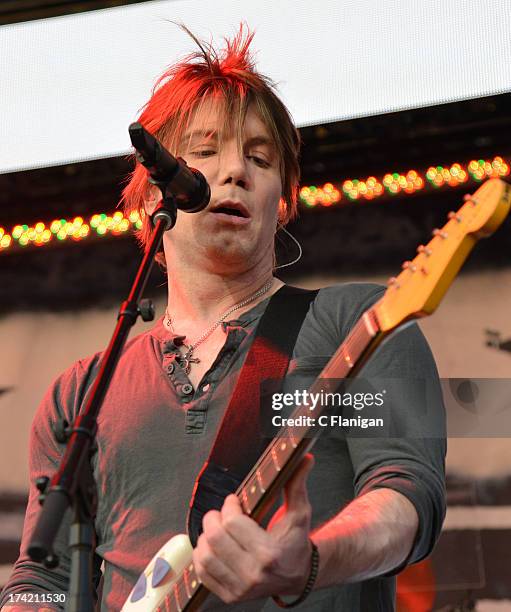 Singer/Guitarist John Rzeznik of The Goo Goo Dolls performs during the California Mid-State Fair on July 21, 2013 in Paso Robles, California.