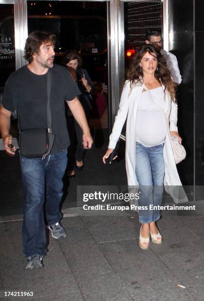 Penelope Cruz and Javier Bardem Sighting In Madrid - July 20, 2013 Penelope Cruz and Javier Bardem Sighting In Madrid - July 20, 2013
