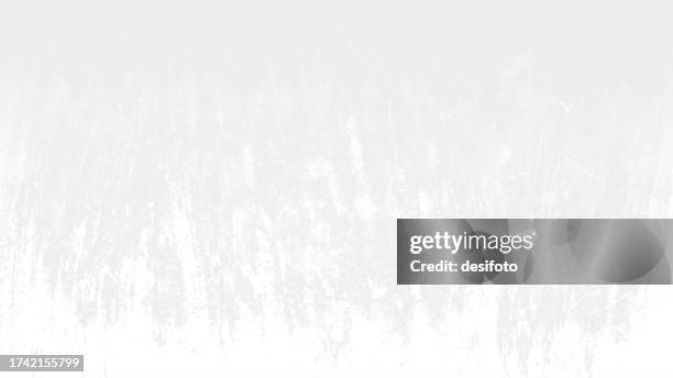 light gray and white gradient coloured textured effect old faded blank empty horizontal scratched backgrounds with smudged abstract grunge texture and splattered messy grungy stains all over - grayscale background stock illustrations