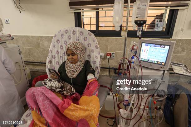 Patients receiving treatments on dialysis units, are deprived of necessary treatment due to power crisis and lack of medicines as Israeli forces...