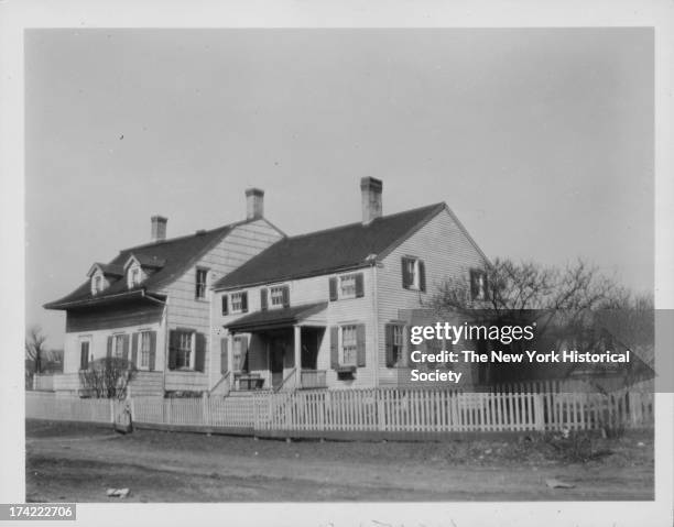 Wyckoff farmhouse, 1885 E. 19th Street between Avenue P and Avenue Q, Demolished 1923, New York, New York, April 1923.