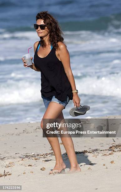 Maria Jose Suarez is seen on July 21, 2013 in Ibiza, Spain.