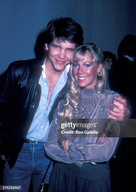 Actor Michael Damian and actress Lynn-Holly Johnson attend the Vegas Magazine Presents "The Biggest Celebrity Weekend Ever" to Benefit the Nevada...