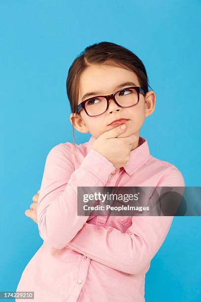 she'll figure it all out! - small smart girl stock pictures, royalty-free photos & images