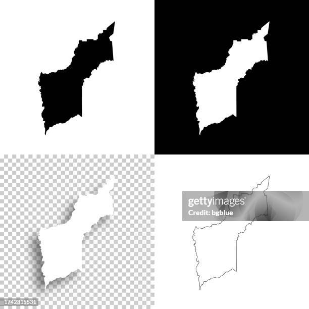 yuba county, california. maps for design. blank, white and black backgrounds - central valley california stock illustrations