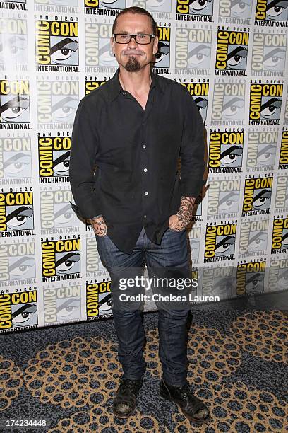 Producer Kurt Sutter attends the "Sons of Anarchy" press line during day 4 of Comic-Con International on July 21, 2013 in San Diego, California.